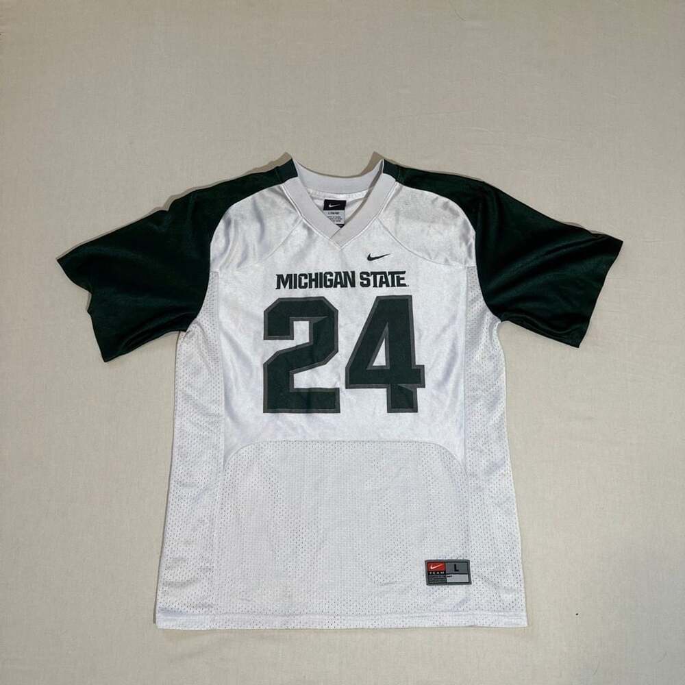 Michigan State Spartans College Football Jersey Nike Youth Size L